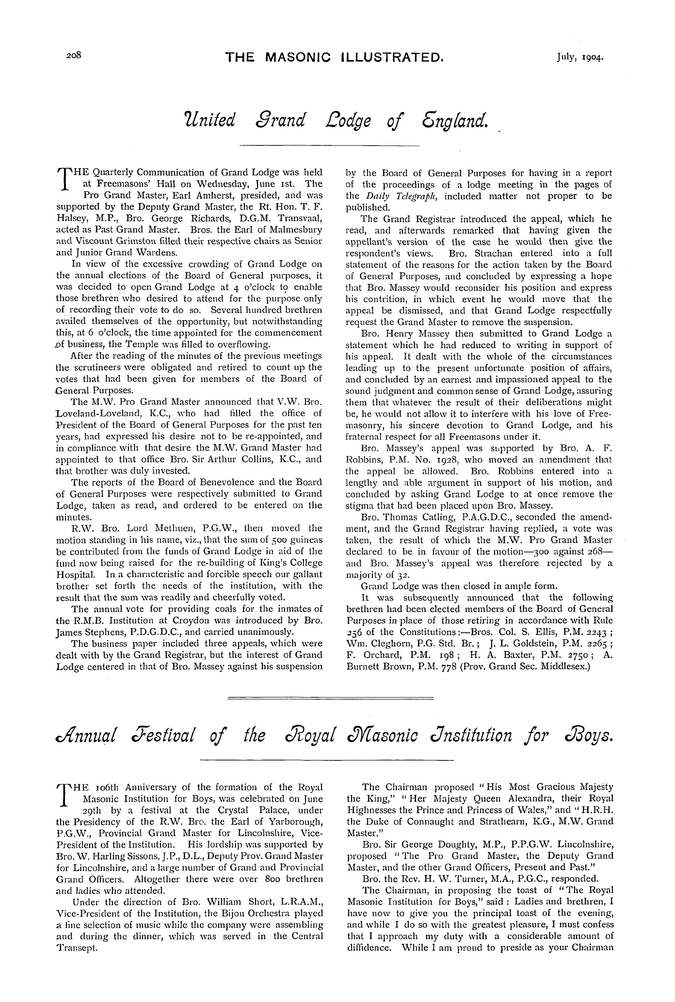 The Masonic Illustrated: 1904-07-01: 2